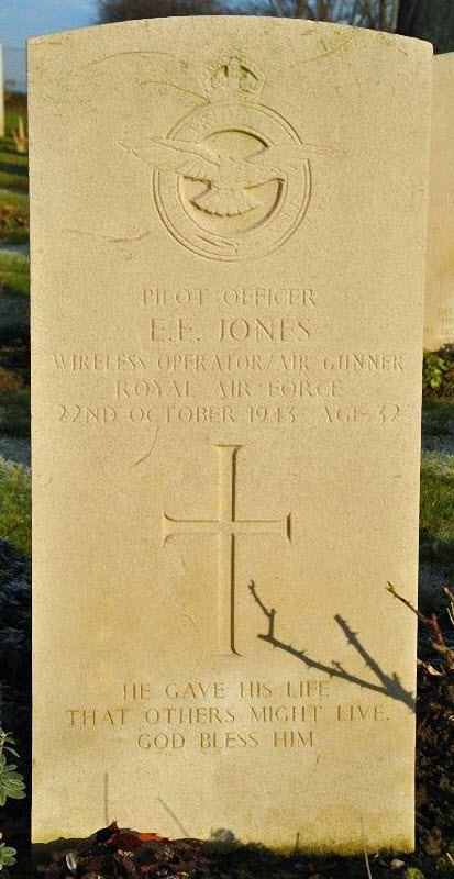 Sgt Edward Ellis Jones<br/><br /><br />died October 22nd, 1943